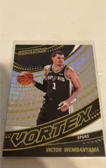 2024-25 Panini Revolution #17 Victor Wembanyama Vortex — front