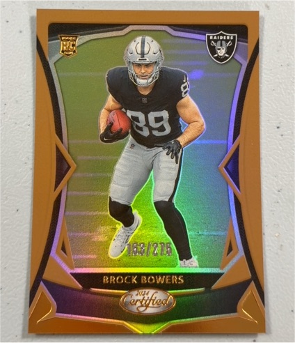 2024 Panini Certified #110 Brock Bowers — front