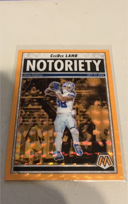 2025 Panini Mosaic #8 CeeDee Lamb Notoriety — front