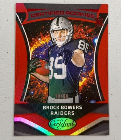 2024 Panini Certified #2 Brock Bowers Certified Rookies — front
