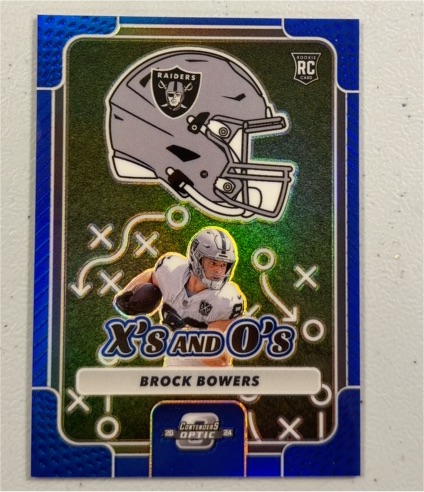 2024 Panini Contenders Optic X's and O's #XO-30 Brock Bowers — front