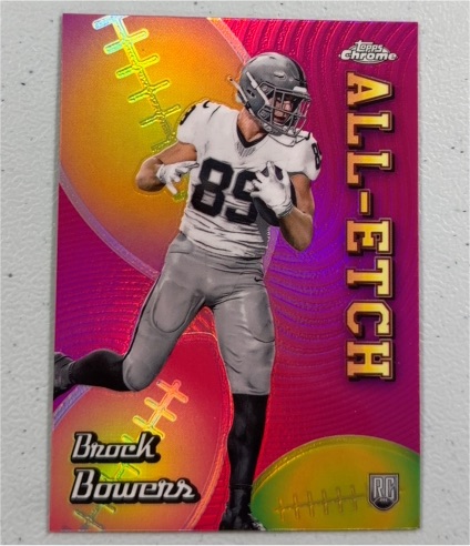 2024 Topps Chrome #CAE-BB Brock Bowers All-Etch — front