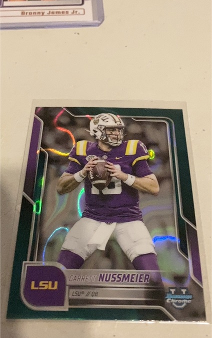2022 Panini Prizm #LSU 08 Garrett Nussmeier — front