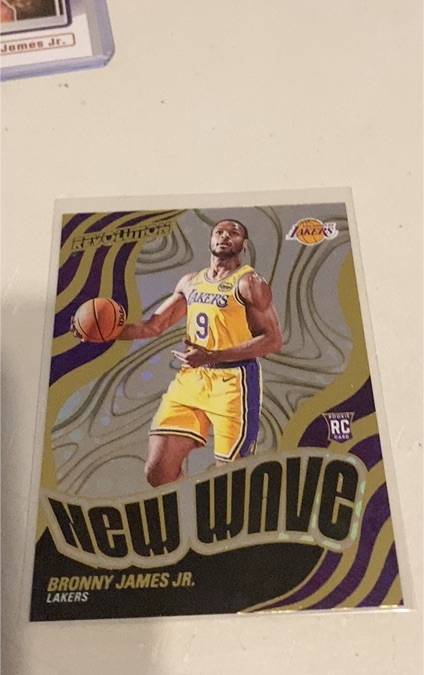 2024-25 Panini Revolution #6 Bronny James Jr. New Wave Rookie — front