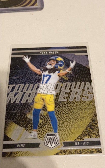 2025 Panini Mosaic #12 Puka Nacua Touchdown Masters — front