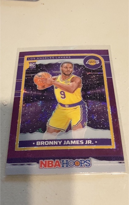 2024-25 Panini NBA Hoops #280 Bronny James Jr. — front
