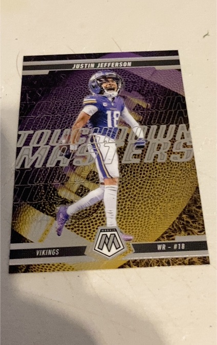 2025 Panini Mosaic #4 Justin Jefferson Touchdown Masters — front