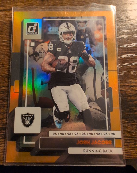 2022 Donruss #28 Josh Jacobs — front