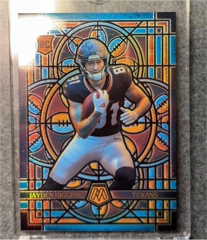 2025 Panini Mosaic #RC Jayden Higgins — front