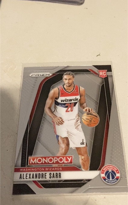 2024-25 Panini Prizm Monopoly #86 Alexandre Sarr — front