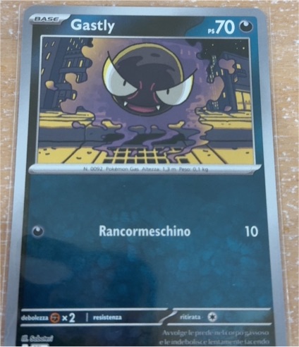 2025 Pokémon ME02: Phantasmal Flames #054 Gastly — front