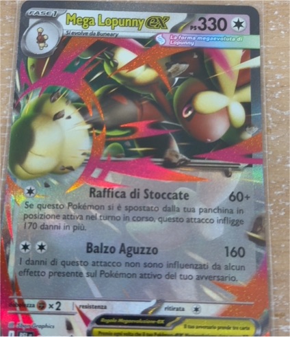 2025 Pokémon Phantasmal Flames #084 Mega Lopunny EX — front