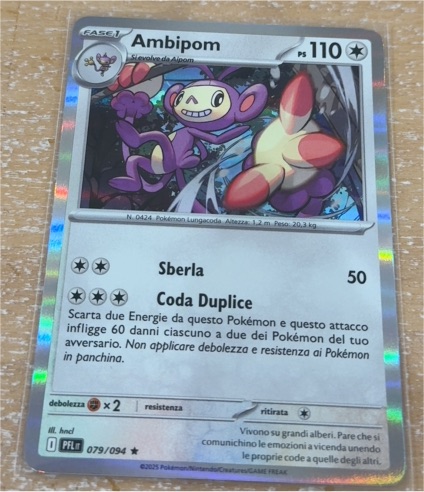 2025 Pokémon ME02: Phantasmal Flames #079 Ambipom — front