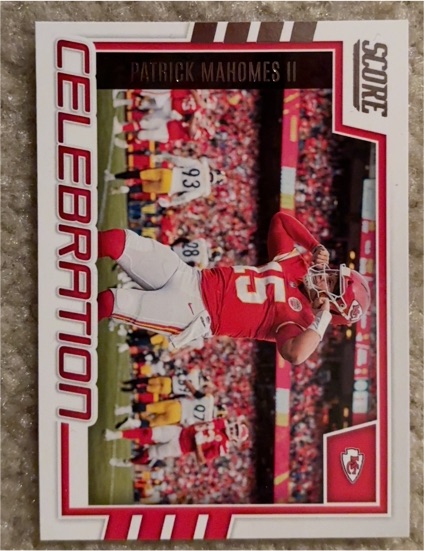 2022 Score #C-PM Patrick Mahomes II Celebration — front