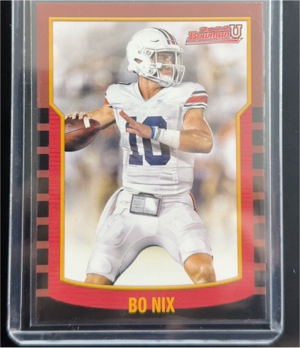 2022 Bowman University 2000 Bowman #2KB-7 Bo Nix — front