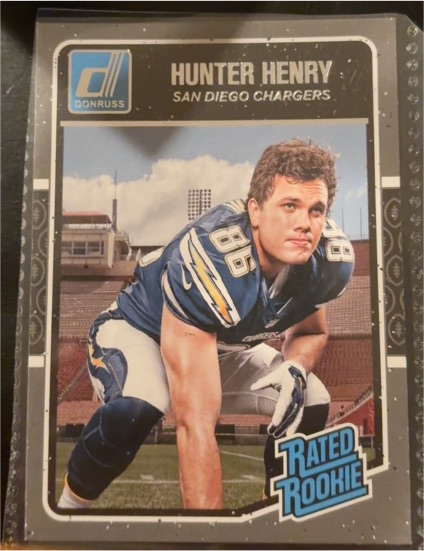 2016 Donruss #369 Hunter Henry — front