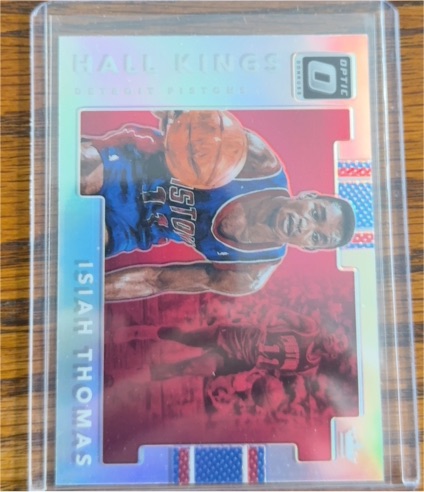 2017 Panini Donruss Optic Hall Kings Isiah Thomas — front