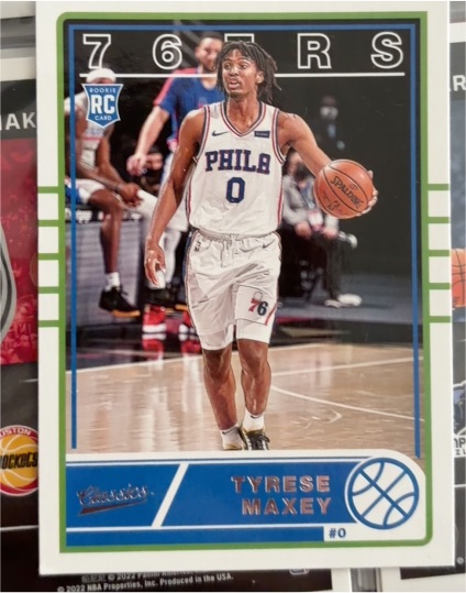 2020-21 Panini Chronicles Classics #631 Tyrese Maxey — front