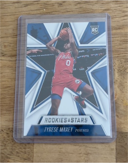 2020-21 Panini Chronicles Rookies & Stars #663 Tyrese Maxey — front