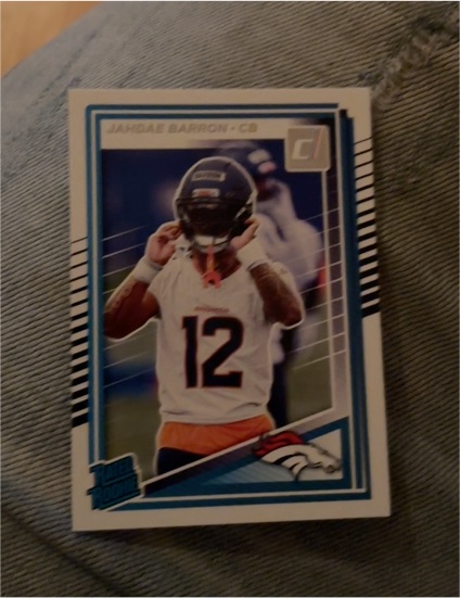 2025 Panini Donruss #365 Jahdae Barron Rated Rookie RC — front