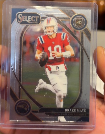 2024 Panini Select Club Level #218 Drake Maye — front