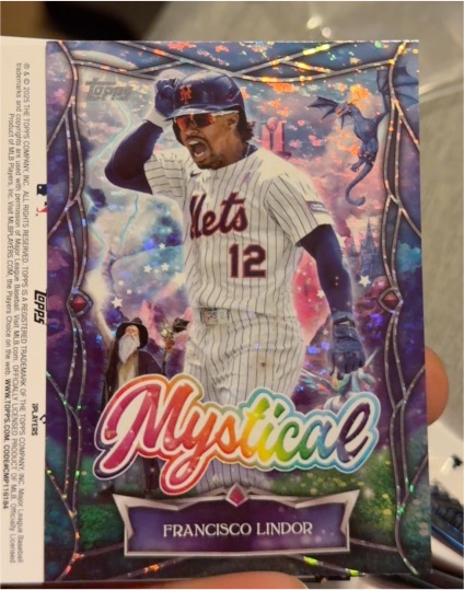 2025 Topps Update #MYS-7 Francisco Lindor — front