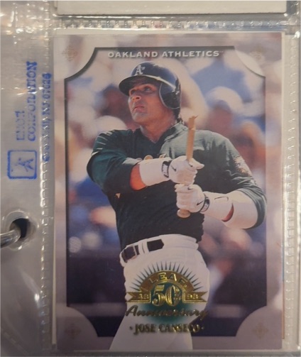 1998 Leaf #109 Jose Canseco — front