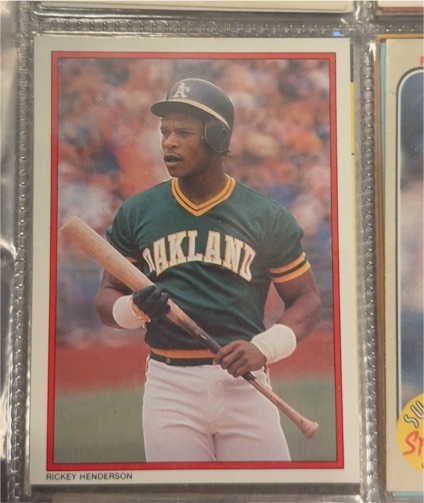 1984 Topps #6 Rickey Henderson — front