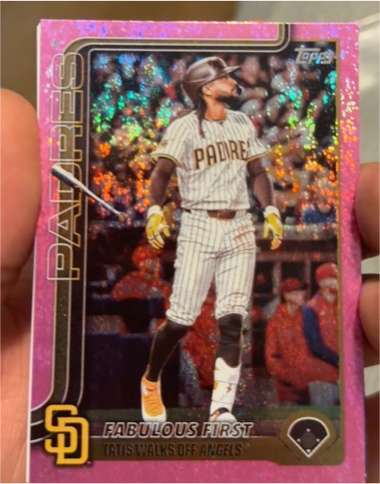 2025 Topps Update #US217 Fernando Tatis Jr. Fabulous First — front