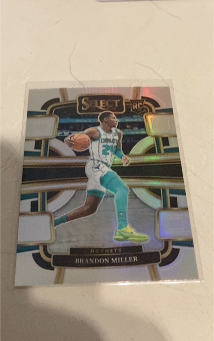 2023-24 Panini Select #80 Brandon Miller — front