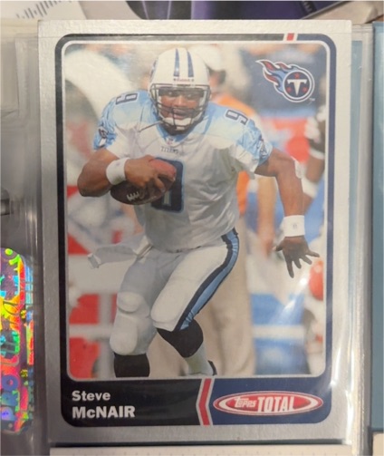 2003 Topps Total #TC31 Steve McNair — front