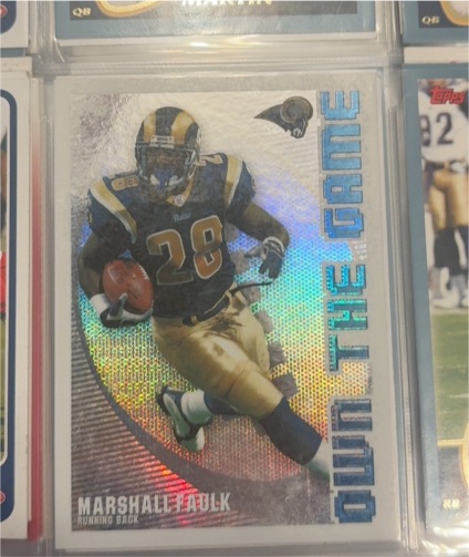 2003 Topps Own The Game #OTG16 Marshall Faulk — front