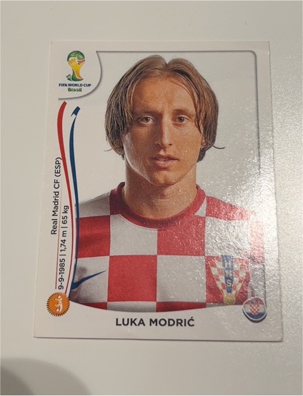2014 Panini FIFA World Cup Brazil #62 Luka Modrić — front