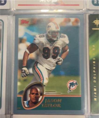 2003 Topps #43 Jason Taylor — front