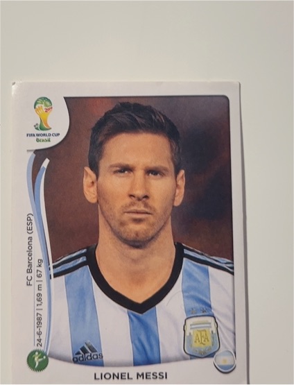 2014 Panini World Cup Brazil #430 Lionel Messi — front