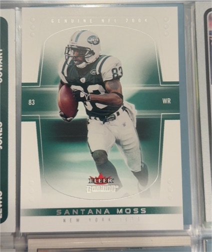 2004 Fleer Genuine #11 Santana Moss — front