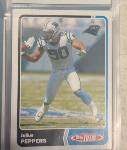 2003 Topps Total #165 Julius Peppers — front