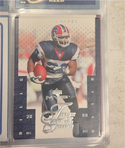 2003 Upper Deck MVP Talk of the Town #TT-52 Terrell Owens — front