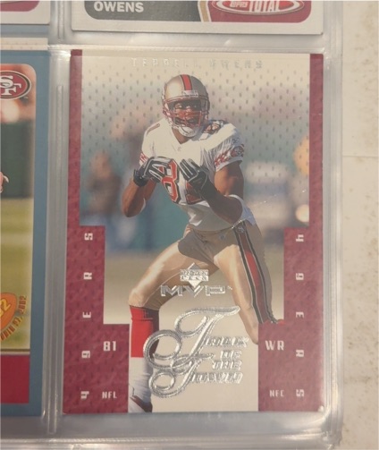 2003 Upper Deck MVP Talk of the Town Terrell Owens #TT-66 — front