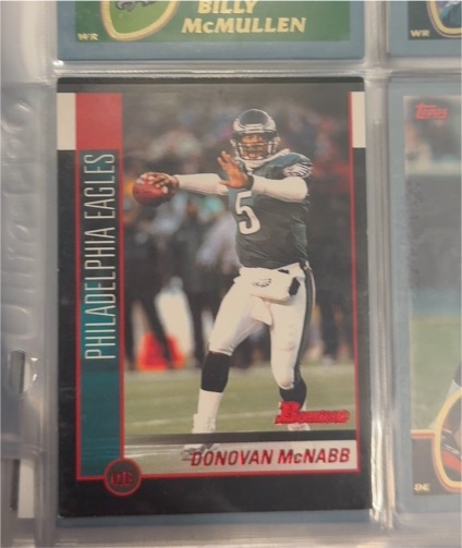 2002 Bowman #144 Donovan McNabb — front