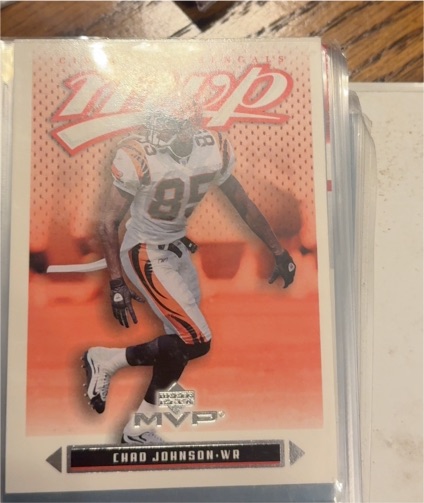2003 Upper Deck MVP #320 Chad Johnson — front