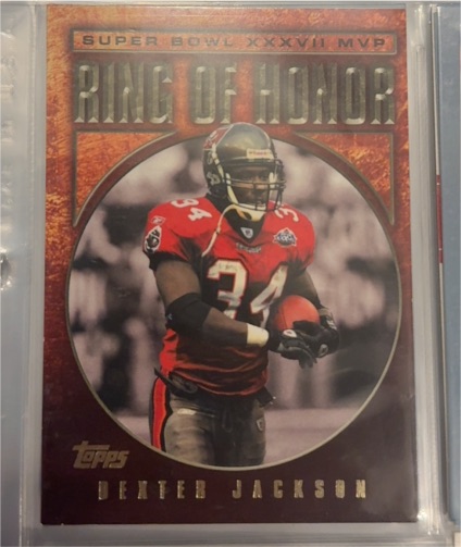 2003 Topps Ring of Honor #DJ37 Dexter Jackson — front