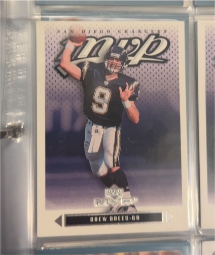 2003 Upper Deck MVP #184 Drew Brees — front
