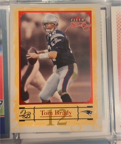 2004 Fleer Sweet Sigs #60 Tom Brady — front