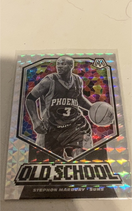 2019-20 Panini Mosaic #9 Stephon Marbury Old School — front