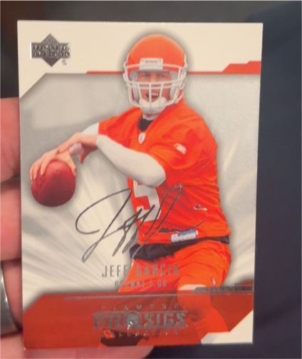 2004 Upper Deck Diamond Pro Sigs #18 Jeff Garcia — front