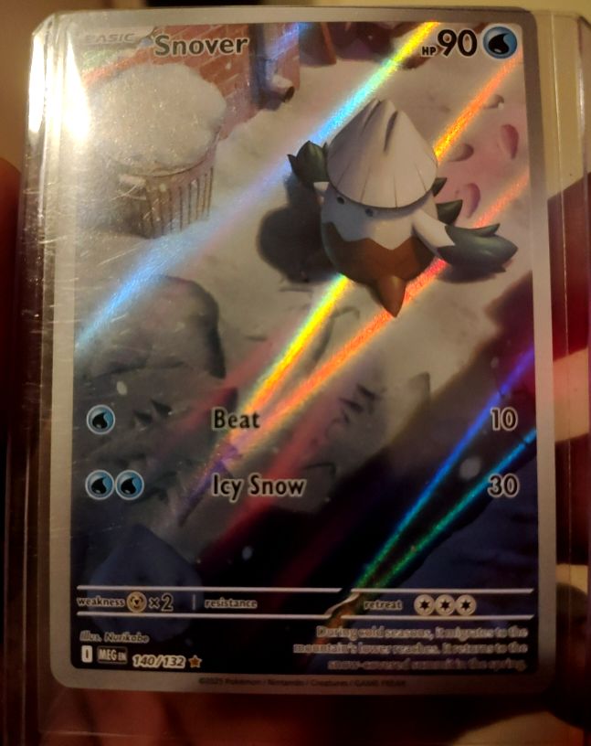 2023 Pokémon Mega Evolutions #140 Snover — front