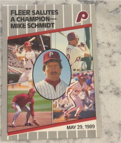 1989 Fleer Update #U-131 Mike Schmidt — front