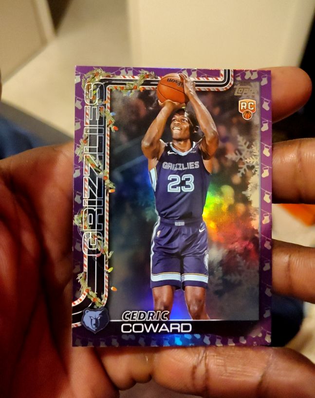 2025-26 Topps Holiday #H171 Cedric Coward — front