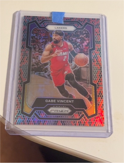 2023-24 Panini Prizm #225 Gabe Vincent Prizms Silver — front